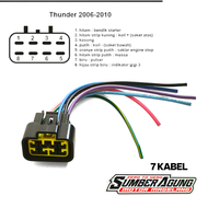 Socket Soket CDI Suzuki Thunder 125 2006-2010 7 Kabel Good Quality MKM