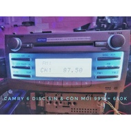 Camry 6 Disk + Aux disassembled CD player.