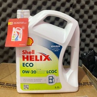 Promo! Oli Shell Helix Eco 0W-20 (35L) asli original oli mesin mobil 0w20 0w 20 4lt 4 liter