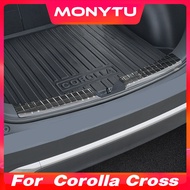For Toyota Corolla Cross 2021-2025 Stainless Steel Car Tail Trunk Door Sill Scuff Protector Pedal ，C