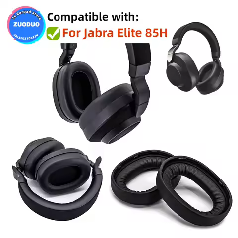 Replacement Foam Ear Pads Cushions for Jabra Elite 85H Headphones Soft Form Earpad High Quality Earp