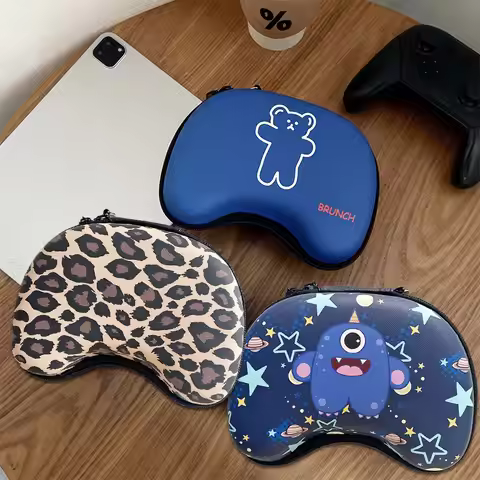 Cartoon Game Controller Storage Bag For PlayStation 4 5 PS5 PS4 Xbox Switch Pro Gamepad Box Case Tra