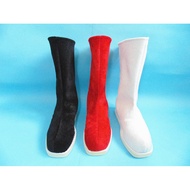 Flat Ancient Men's Official Boots Qing Dynasty Official Boots Ancient Costume High-Top Boots Classic