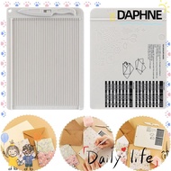 DAPHNE Paper Trimmer Scoring Board, Multi-purpose with Measuring Grid Craft Paper Cutter, Plastic DI