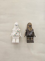 請自行出價 lego 75146 star wars wookiee snow white chewie with chewbacca minifigures x 2