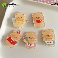 MEIHUAA Butter Bear Hair Clip, Cartoon Hair Clip Fringe Clip,  Acrylic Duckbill Clip Hair Accessorie