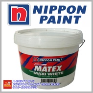 15245 MAXI WHITE ( 7 LITER ) NIPPON PAINT ( SUPER MATEX 7L ) EMULSION PAINT / CAT DALAM RUMAH / INTE