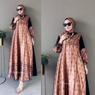 Discount Adm 6 Set Dress Amore By Ruby Gamis Motif Bunga Bahan Silk
