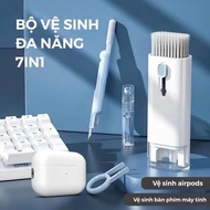 Laptop Computer Cleaning Kit Convenient 7in1 Keyboard Screen Headset Phone Cleaning Set