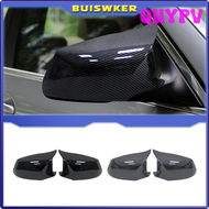QUYPV เหมาะสำหรับ BMW ครอบคลุมอุปกรณ์เสริมรถยนต์กระจกด้านข้างหมวกกระจกมองหลังรุ่น5 F11 F10 F18 Pre-LCI 2010 - 2013 M ประสิทธิภาพ APITV
