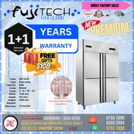 4Door Upright Combination Chiller &amp; Freezer - QD1.0L4F