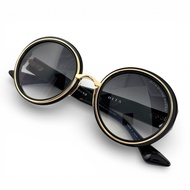 成色極佳 ▲ DITA DTS406-A-01 MICRO-ROUND 太陽眼鏡，黑金配色，尺寸 50⬜︎22 143，日本製造，女士款，原價 ¥149,600