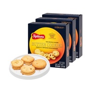 蓝罐（Kjeldsens）原味曲奇饼干 125g*3盒装 丹麦原装进口 早餐代餐办公室休闲零食