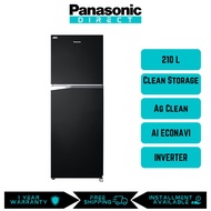 Panasonic NR-BB211PK (210L) 2-Door Top Freezer Refrigerator Fridge ECONAVI Energy Saving NR-BB211PKMY