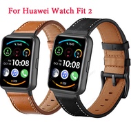 Leather Strap For Huawei Watch Fit 2 Smart Watch Band Accessories Replace Belt Wristband For Huawei Watch Fit 2 Bracelet