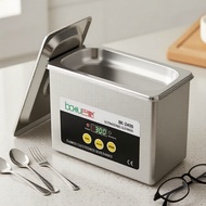 1,  Pembersih Ultrasonik Frekuensi Tinggi Digital 1Pc untuk Cincin & Papan Utama