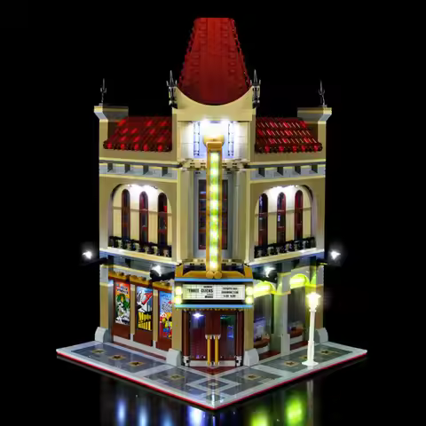 LYBMTWF LED Lighting Kit Compatible with Lego 10232 Cinema Building Blocks (NOT Include The Model Br