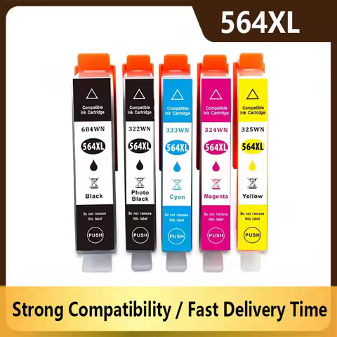 564 564XL Ink Cartridge Compatible for HP 564XL 564 for HP Deskjet 3070a 3520 3521 3522 3526 OfficeJ