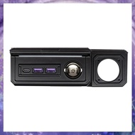 [P K A M] Car Charger Power Dual USB and Type-C Charging Ports for Jimny JB64 JB74W 2019-2023 RHD