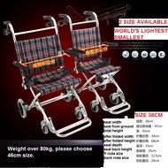 Lightest &amp; Smallest Travelling Wheelchair 6kg lightweight compact, EngHong Lightest Wheelchair, Rollator Wheelchair