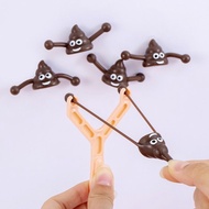 Creative Catapult Slingshot Poop Vent Funny Funny Novelty Children's Toys Creative Catapult Slingsho