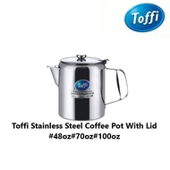 Toffi Stainless Steel Coffee Pot with Lid#48oz#70oz#100oz