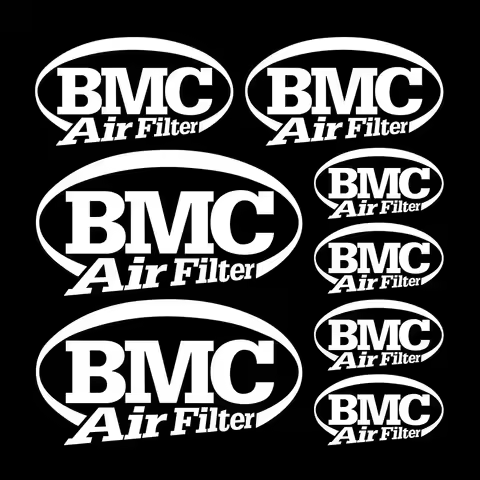 8pcs for BMC Car Motorcycle Car Sponsor Brands Adhesive Stickers
