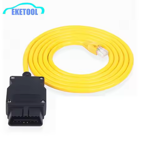 10pcs/Lot Professional Ethernet to OBD 16Pin Interface Cable F-Series for BMW ENET ICOM Coding Conne
