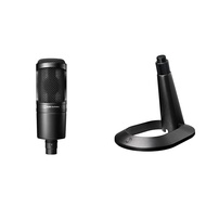 Audio-Technica Condenser Microphone AT2020 & Microphone Stand AT8703