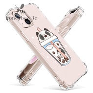 Huawei P50 Pro P40 P30 Lite P20 Pro We Bare Bears Transparent Shockproof TPU Back Clear Cover jelly Case Cases Covers