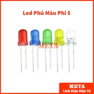 [Pack of 30] 5mm Color Coated LEDs including 3 Colors Red, Yellow, Green - F5 Led, Phi 5 Led, F5 Col
