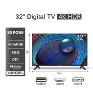 EXPOSE 43 inches Smart TV 4K Flat Screen Smart TV Android 32 inches Bluetooth Google Smart TV Digita