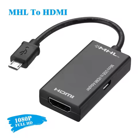 Plug&Play Universal Micro USB to HDMI HD TV AV TV Converter Cable 1080P Mobile/Laptop MHL To HD TV A