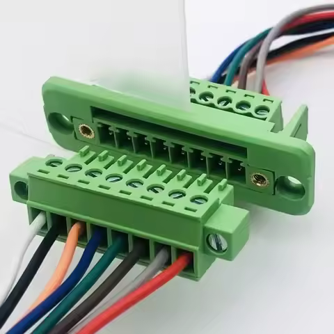 1Sets 15EDGWC Pitch 3.81mm 2P/3P/4P/5P/6P/8P/9P/10P/12P/16P/18P/22P Pluggable Terminal Block Connect