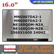 NE160QDM-NZA MNG007DA2-1 FIT MNG007DA2-3 NE160QDM-NZB Original NEW 16.0INCH Laptop Display LCD Scree