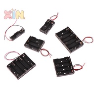 [lighthivenn] 1 2 3 4 5 6 Slots 3V AA Battery Case Box AA LR6 HR6 Battery Holder Storage Case  Lead 