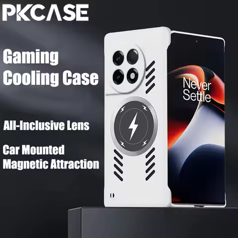 PKCASE Lightning Magnetic Heat Dissipation Phone Case For One Plus 15 13T 13R 13s 13 Ace 5 Ultra Ace
