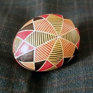 火土紋樣烏克蘭復活節彩蛋 純天然雞蛋彩繪藝術 手工裝飾品
