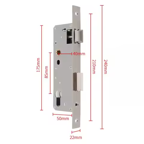 8520/8525/8530/8535 Aluminum Door Lock Universal Single & Multipoint Exterior Door Lock Non Intellig