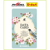 PHOENIX DARTS GAME CARD - NO.2224 PHOENIX DART CARD
