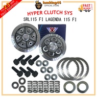 NEW VESION Hyperclutch Hyper Clutch Mangkuk SYS SRL115 FI / lagenda 115 FI (sys 6spring )