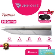 Firenzzi 1490m³/hr Stainless Steel Cooker Hood FH-902 XP/SS Combo w Firenzzi 4.8Kw Tempered Glass Ho