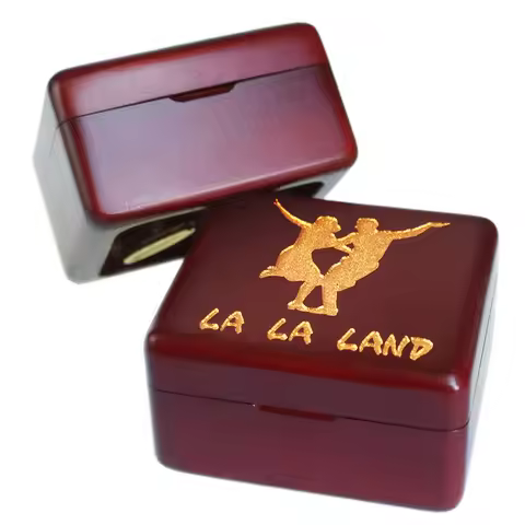 ROSIKING Handmade Wooden La la land Music Box Birthday Gift For Frends Girl and Children Birthday Gi