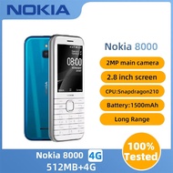 Nokia 8000 4G Phone CPUQualcomm Snapdragon 210 Battery capacity 1500mAh used phone GWLA
