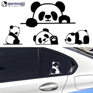 QUENNA ATV Creative Peeking Panda Car Stickers Decal Vinyl Cute Occlusion Scratch Refrigerator Air Conditioner Reflective Sticker Car Accessories T8U2