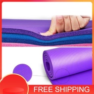Extra Thick NBR Yoga Mat 15mm High Quality Exercise Tikar Getah Yoga Sport Mats For Gym Home Fitness Tasteless Pads