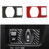 Car Interior Accessories Car Trunk Switch Button Sticker Trim Fit For Nissan GTR R35 2008-2016 Carbo