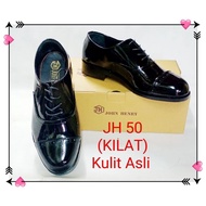 KASUT NO 3 LLP ATM DARAT 100% BUATAN MALAYSIA SHOES IN BLACK {{{(IPO66 PU LEATHER & JH50 KULIT ASLI)
