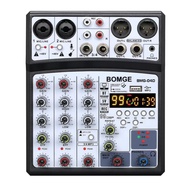 BOMGE BMG-04D a versatile and ultra-portable 4-channel audio mixer