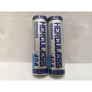 Herculess Original BATTERY/BATERI AUTHENTIC 18650 3000mAH 40A -Electronic Cigarettes/rechargeable (F